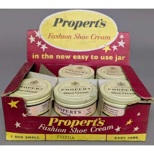 3050 - Advertising - a counter top shop display/point of sale box, Propert's Fashion Shoe Cream, printed in... 