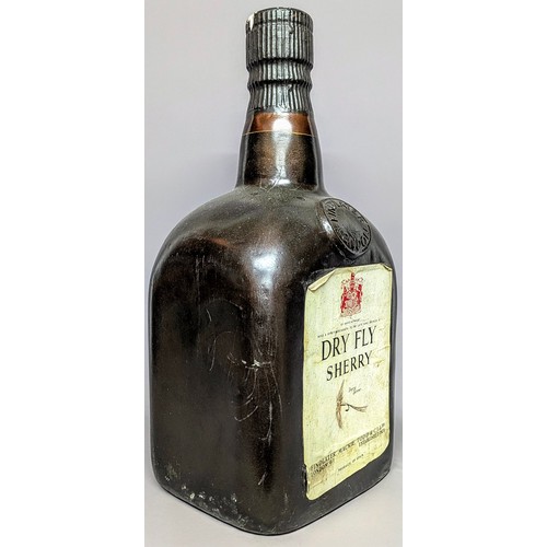 3054 - Advertising - Wines and Spirits - a large mid 20th century papier mache shop or bar display bottle, ... 