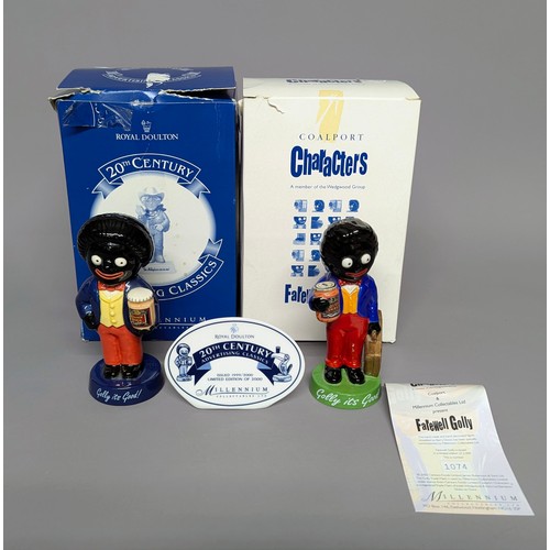 3025 - Advertising - a Royal Doulton model, Golly, AC1, limited edition 1,283/2,000, 14.5cm high, boxed; a ... 