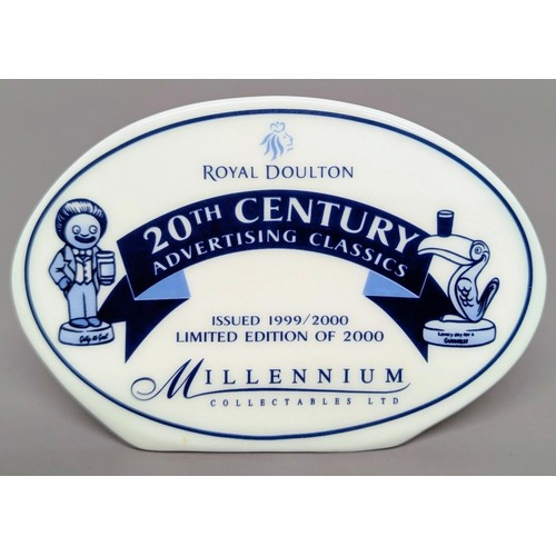 3025 - Advertising - a Royal Doulton model, Golly, AC1, limited edition 1,283/2,000, 14.5cm high, boxed; a ... 