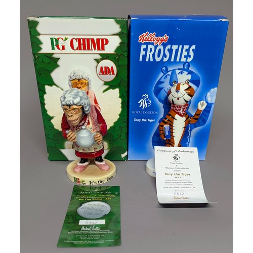 3026 - Advertising - a Royal Doulton model, PG Tips Chimp - Ada, MCL25, limited edition 362/750, 14cm high,... 