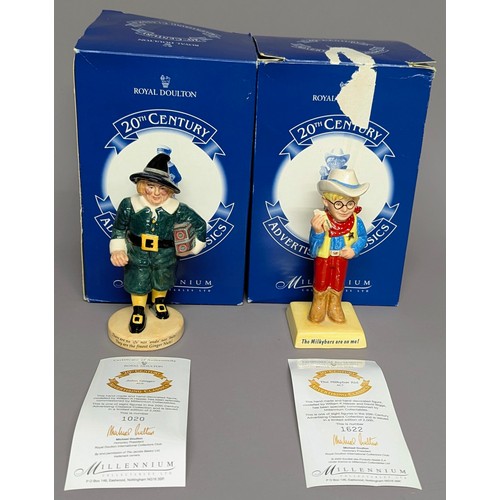 3017 - Advertising - a Royal Doulton figure, The Milky Bar Kid, AC7, limited edition 1,622/2,000, 14.5cm hi... 