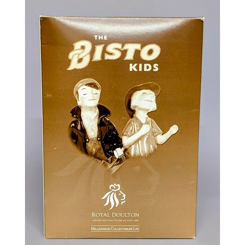 3012 - Advertising - a Royal Doulton figure group, The Bisto Kids, MCL4, limited edition 407/1,000, 12cm hi... 
