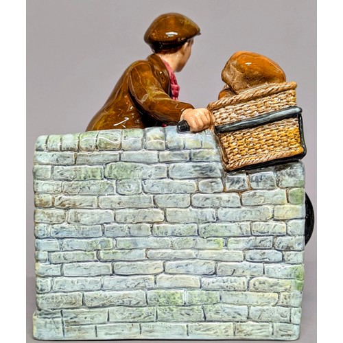 3015 - Advertising - a Royal Doulton figure, The Hovis Boy, MCL27, limited edition 380/600, 15cm high, cert... 