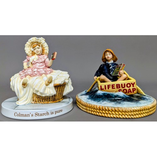 3013 - Advertising - a Royal Doulton figure, Colman's Starch Girl, MCL31, limited edition 251/400, 13cm hig... 