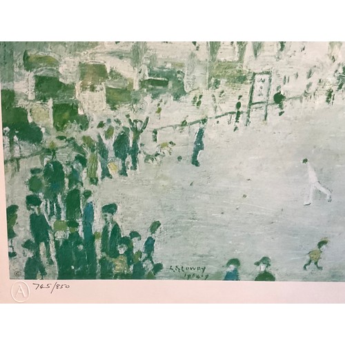 25 - Laurence Stephen Lowry (1887-1976), by and after, Lancashire League cricket match, numbered 745/850,... 