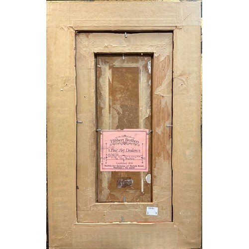 29 - In the manner of L.S. Lowry 
The Two Brothers 
bearing signature, and dated 1960, oil on board, 30cm... 