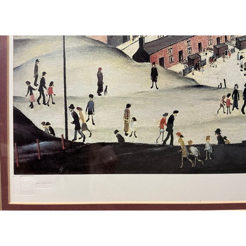 31 - Laurence Stephen Lowry RBA RA, (British 1887-1976) 
The Pond, 1974 
signed in pencil lower right mar... 
