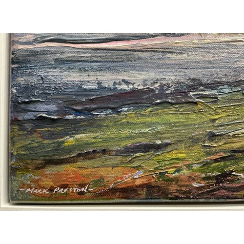 39 - Mark Preston (British, bn. 1976) 
Shifting Light, Crummock Water, 
signed, oil on canvas, 41cm x 51c... 
