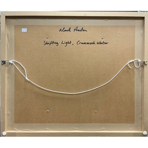 39 - Mark Preston (British, bn. 1976) 
Shifting Light, Crummock Water, 
signed, oil on canvas, 41cm x 51c... 