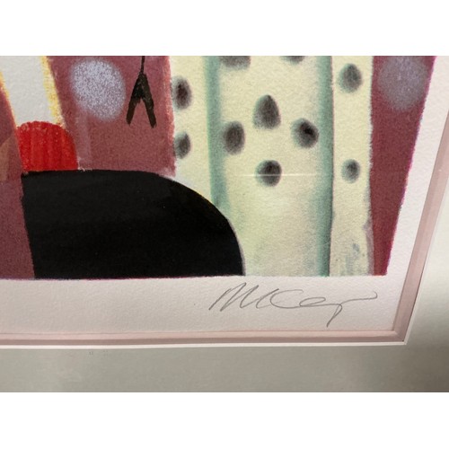 54 - Mackenzie Thorpe (b.1956)  In A Perfect World, limited edition LXXVII/LXXX (77/80), signed in pencil... 