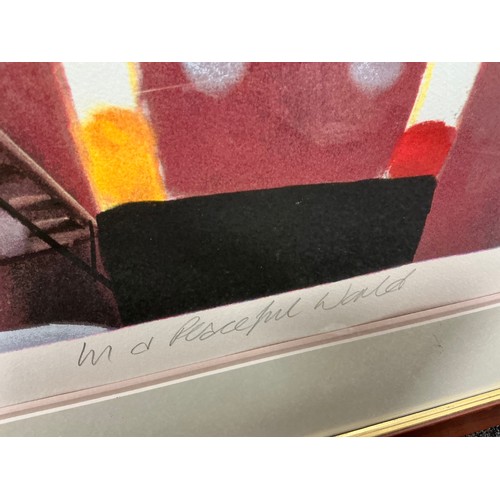 54 - Mackenzie Thorpe (b.1956)  In A Perfect World, limited edition LXXVII/LXXX (77/80), signed in pencil... 