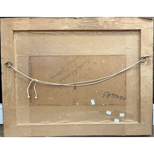 57 - Cecil Rochfort D'Oyly John (1906-1993) 
Continental Building by the Shore, 
signed, oil on board, 48... 