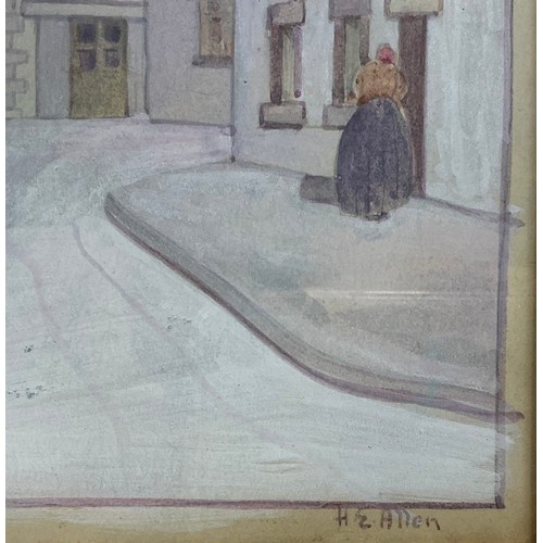 58 - Harry Epworth Allen (1894-1958) 
Winster Market House 
signed, watercolour and gouache, 18cm x 22cm,... 