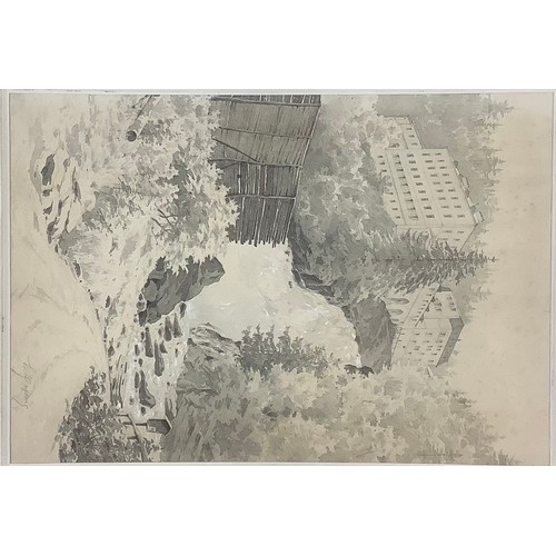 4 - Soviet School (20th century), Wire Fence with Thistles, indistinctly signed, dry-point etching, 29cm... 