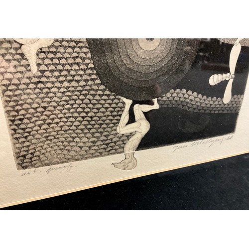 8 - Jan Mladejovsky (Czech, bn. 1946) 
Surreal Abstraction 
etching, Artist's Proof, dated 1968, 33cm x ... 