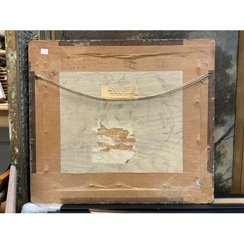 16 - Bernard John William Bowerman (British, 1911 - 1970) 
The Blue Bordered Cloth 
signed, oil on board,... 