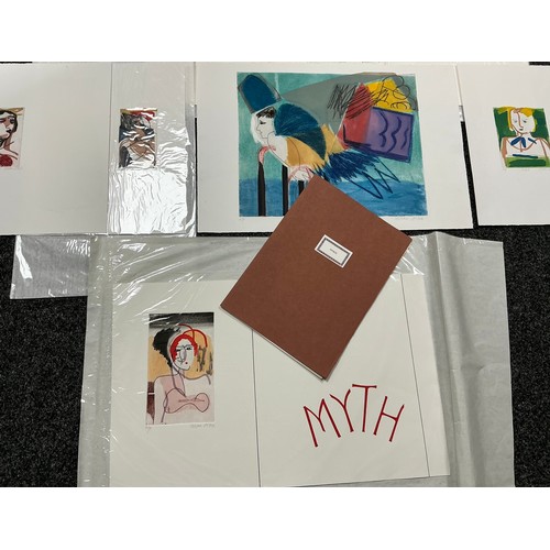 17 - Susan Allix (British, Bn. 1943), a folio of artists proofs for Fine Press Artists, 'Myth', published... 