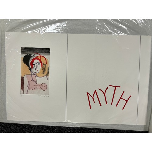 17 - Susan Allix (British, Bn. 1943), a folio of artists proofs for Fine Press Artists, 'Myth', published... 
