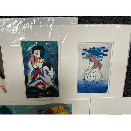 17 - Susan Allix (British, Bn. 1943), a folio of artists proofs for Fine Press Artists, 'Myth', published... 