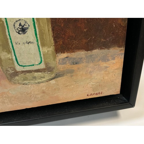 18 - Richard Combes (b.1963)
Linseed Oil Bottle
signed, oil on board, 20.5cm x 20.5cm