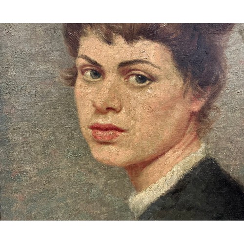 20 - Margaret Boden (British, 1912-2001) 
Portrait of a Young Lady
signed, oil on canvas, 41cm x 31cm.