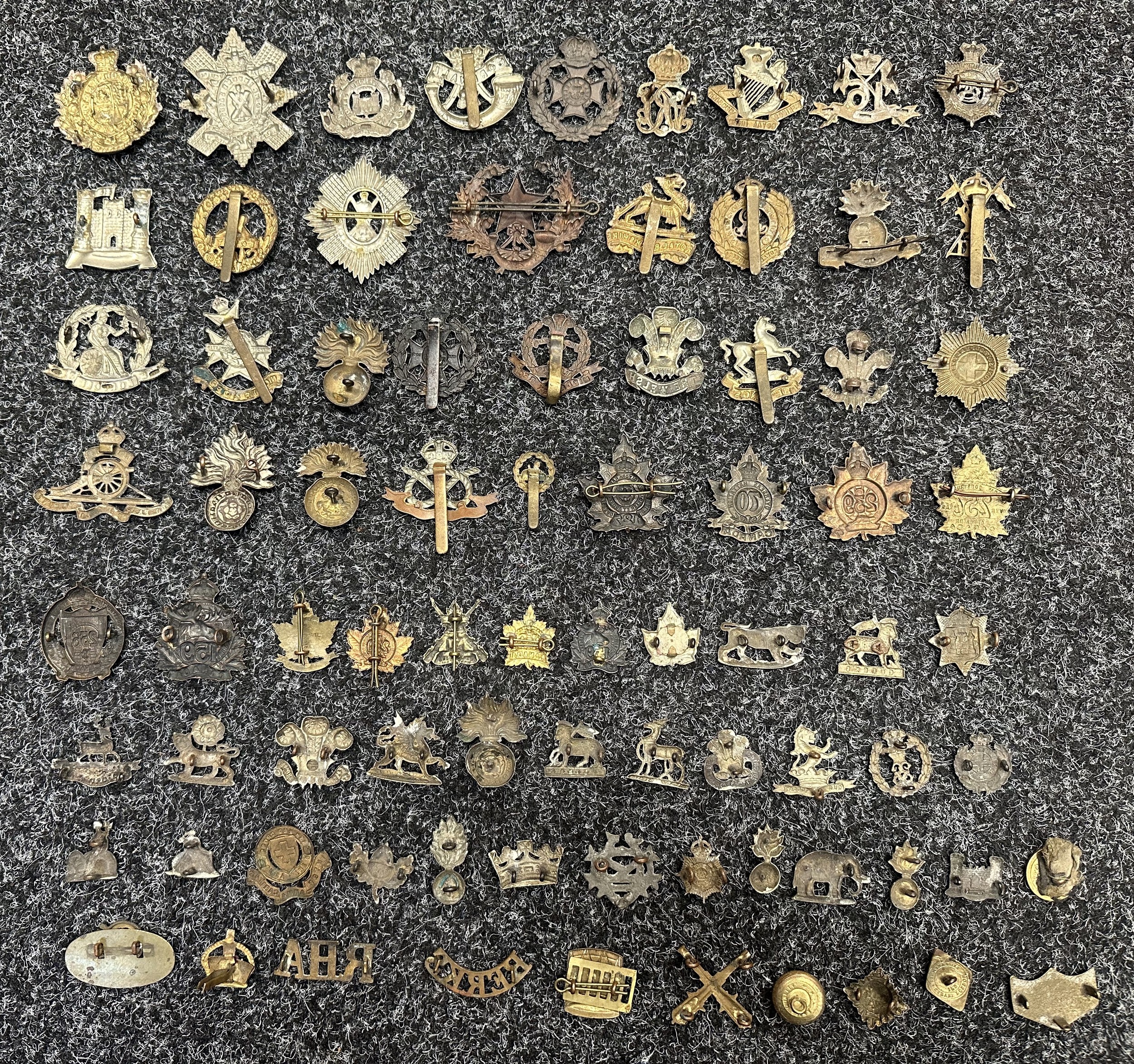 WW1 British Cap Badge collection to include WW1 Canadian cap badges and ...