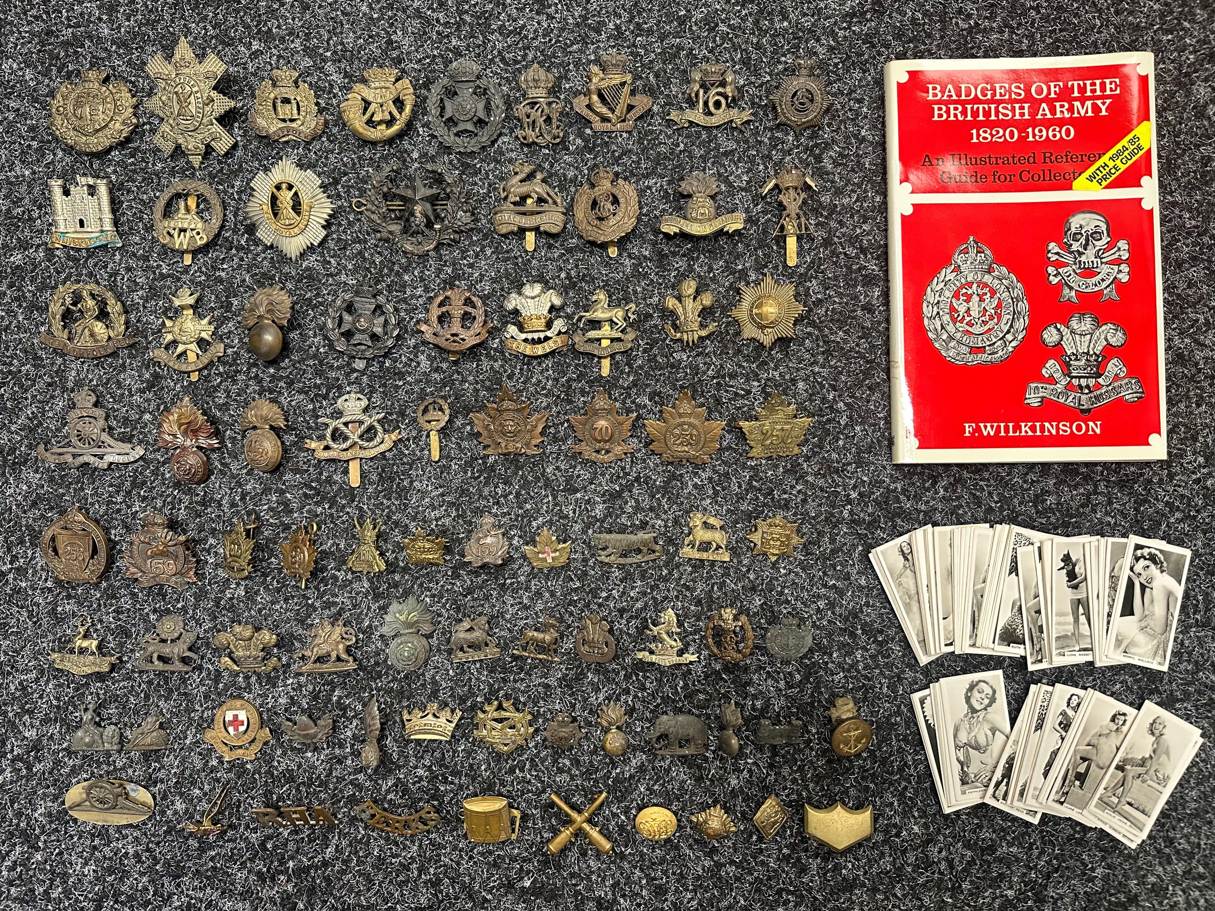WW1 British Cap Badge collection to include WW1 Canadian cap badges and ...