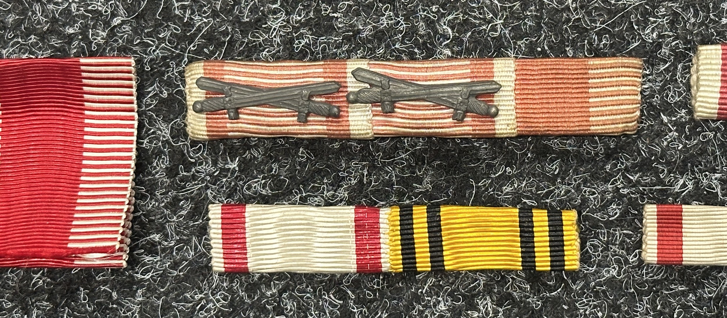 WW1 Austro-Hungarian Army Artillery Buttons, Spare Medal Ribbons, Star ...
