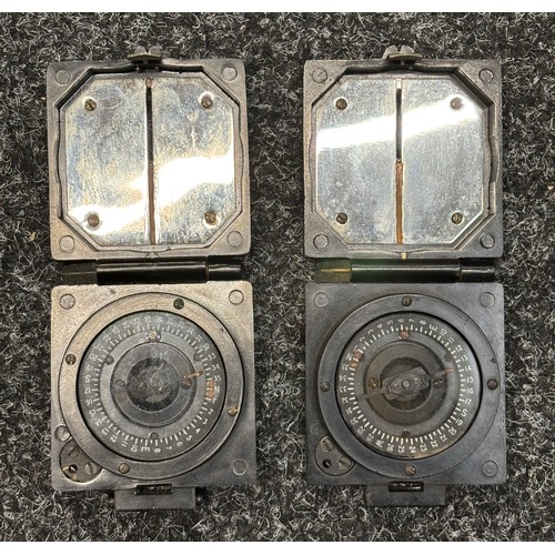 WW2 British Mark 1 magnetic marching compass, serial numbered B286206 ...