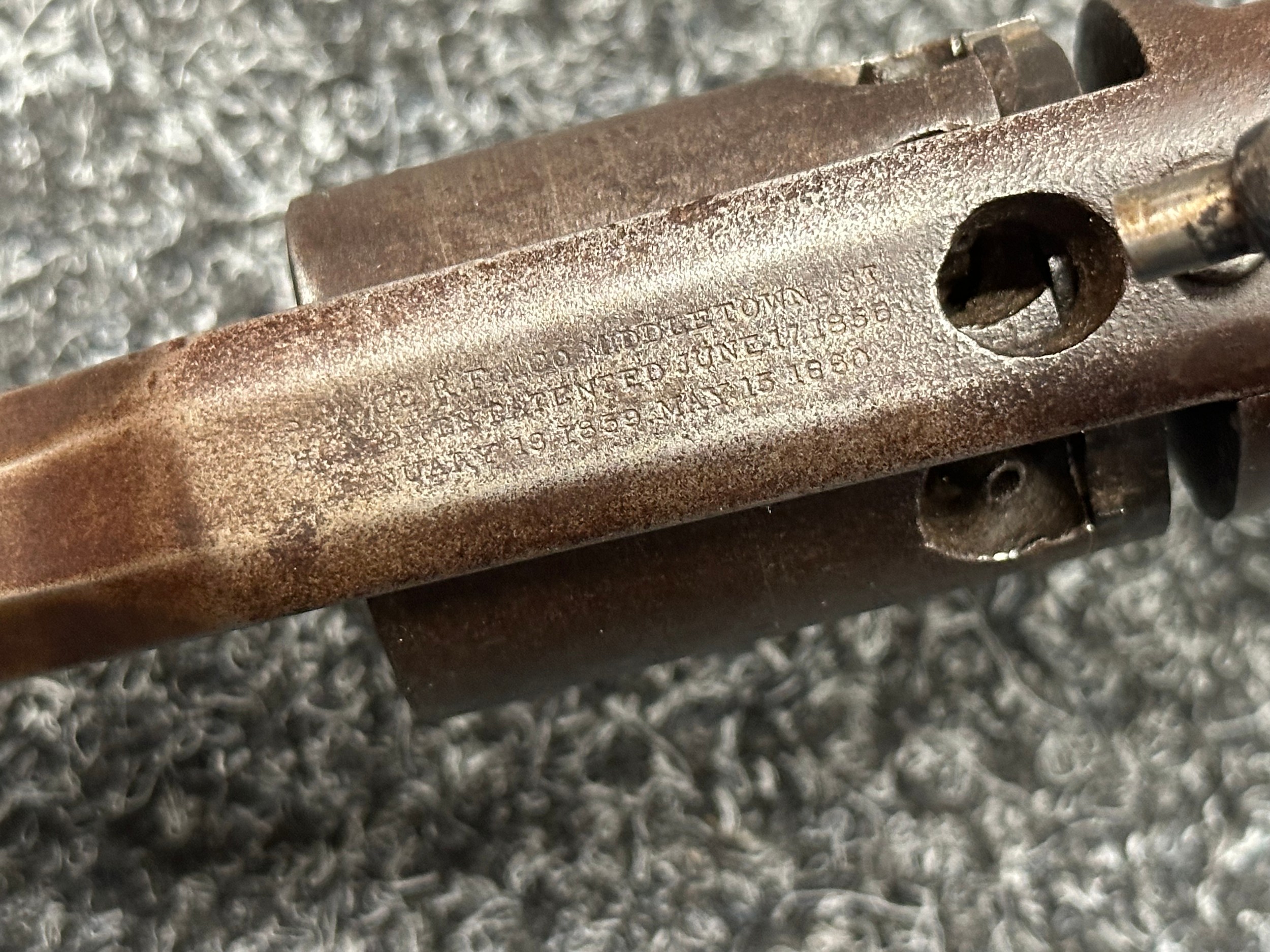 U.S. Civil War Era Savage Revolving Firearms Co. Navy Model Percussion ...