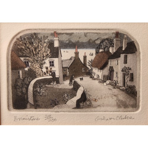 48A - Graham Clarke (Bn 1941) a pair Brimstone 218/250 and Crabtree 219 of 250, Limited edition coloured e... 