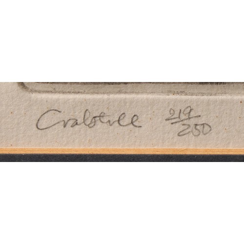 48A - Graham Clarke (Bn 1941) a pair Brimstone 218/250 and Crabtree 219 of 250, Limited edition coloured e... 