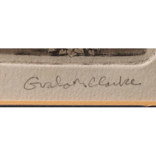 48A - Graham Clarke (Bn 1941) a pair Brimstone 218/250 and Crabtree 219 of 250, Limited edition coloured e... 