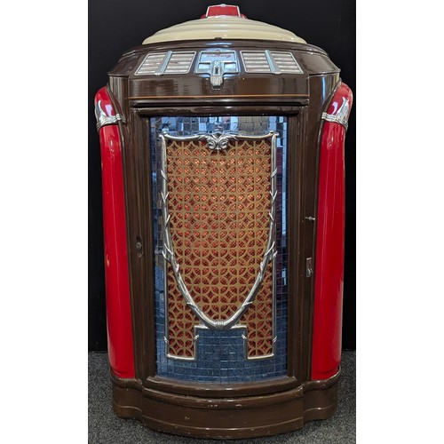 A 1950s American Bakelite and chrome mounted Seeburg Symphonola
