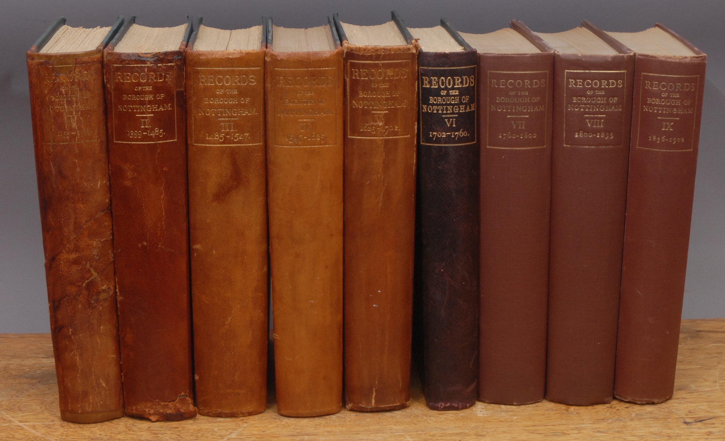 Books – local history & topography, Nottingham: Stevenson (W. Henry ...
