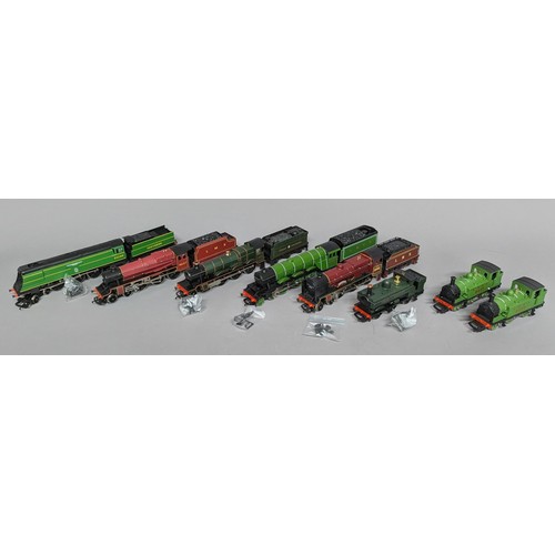 7339 - Hornby Model Railways - R313 GWR Hall Class Loco ‘Hagley Hall’, boxed; another, R311 LMS Patriot Cla... 