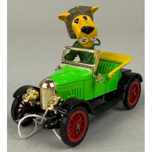 7314 - Dinky Toys, Parsley's Car, No. 477, light green body, red spoked hubs, plastic moulded Parsley figur... 