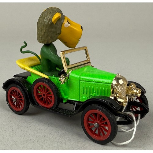 7314 - Dinky Toys, Parsley's Car, No. 477, light green body, red spoked hubs, plastic moulded Parsley figur... 