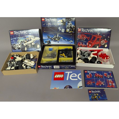 7353 - Lego - Technic, 8032, multifunctional starter set, boxed; 8412, Nighthawk, boxed; 8230, coastal cop ... 