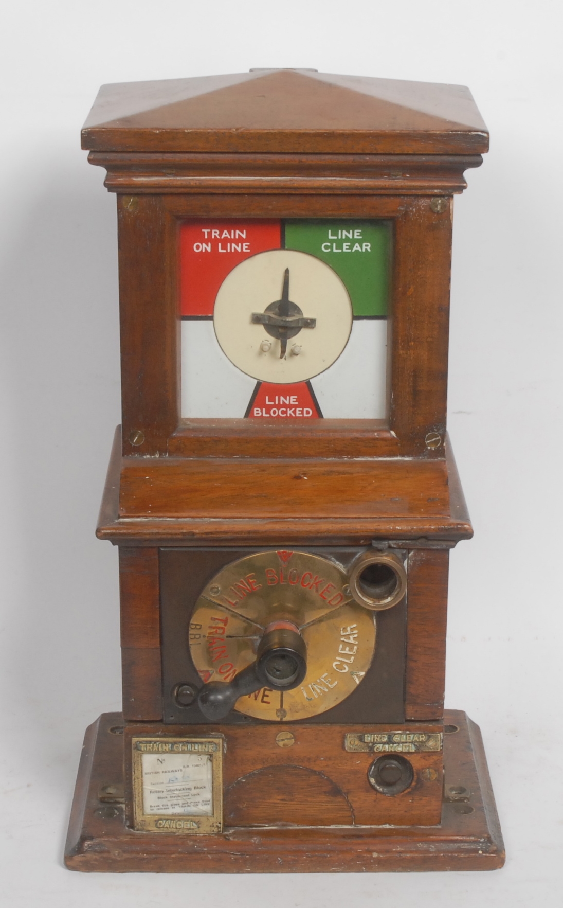 Railwayana - an early 20th century Midland Railway telegraph block ...