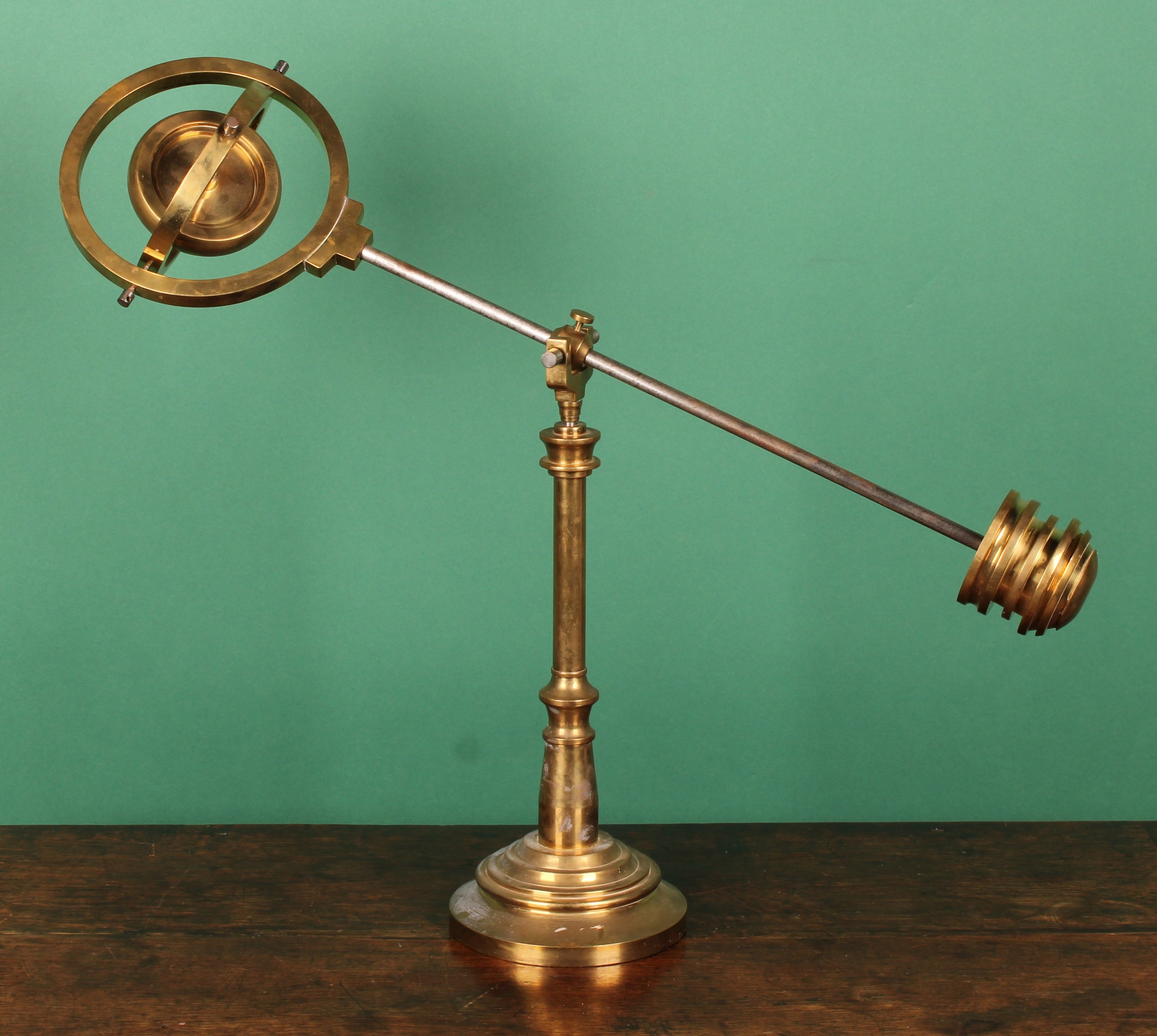 Scientific Instruments - a brass desktop demonstration compound ...
