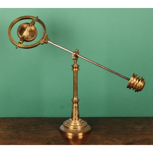 Scientific Instruments - a brass desktop demonstration compound ...