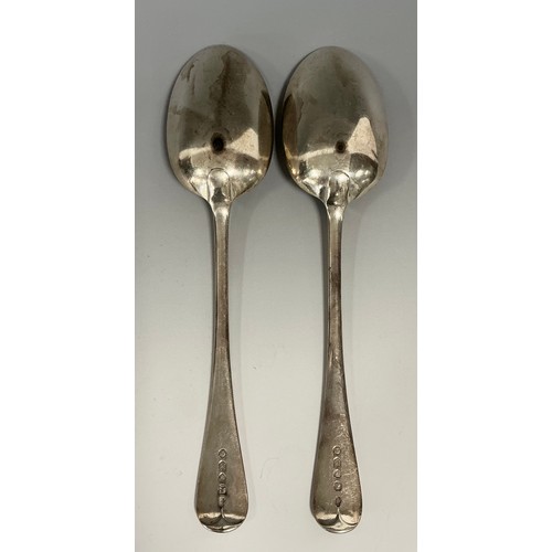 16 - A pair of late Victorian silver serving spoons, John Newton Mappin, London 1887, 155.1g gross (2)