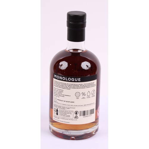 3003 - Whisky - Monologue single malt Scotch whisky, aged 21 years, Chapter 7, 53% vol., 70cl; others, Nort... 