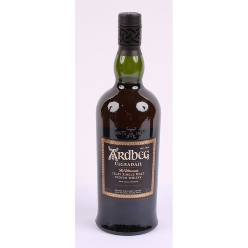 3011 - Whisky - Ardbeg Corryvreckan Islay ingle malt Scotch whisky, 57.1% vol., 70cl, boxed; another, Uigea... 