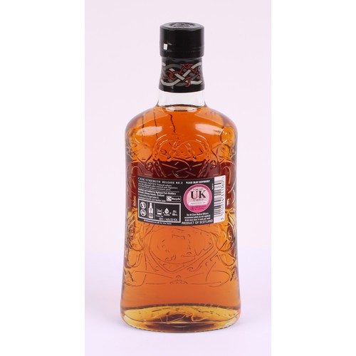 3012 - Whisky - Highland Park cask strength single malt Scotch whisky, Release No. 2, 63.9% vol., 70cl, box... 