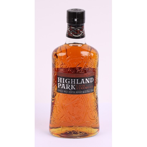 3012 - Whisky - Highland Park cask strength single malt Scotch whisky, Release No. 2, 63.9% vol., 70cl, box... 