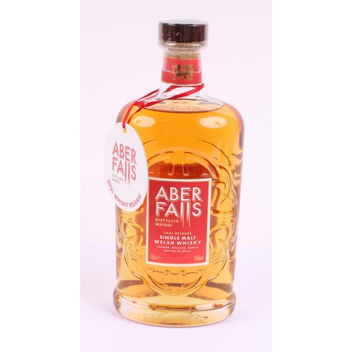 3017 - Whisky - Aber Falls Distiller's Cut single malt whisky, bottled December 2021, 46% vol., 70cl; anoth... 