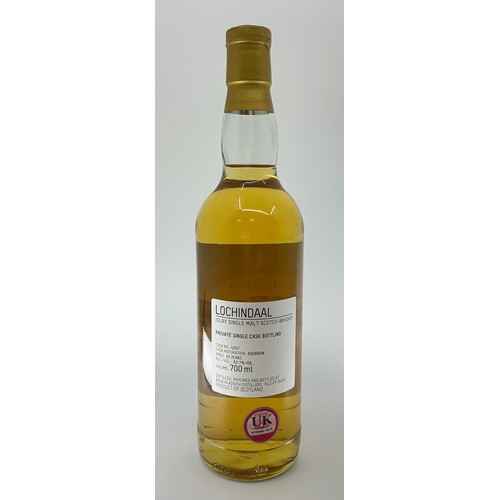 3056 - Whisky - Lochindaal single malt Scotch whisky, aged 10 years, 62.7% vol., 70cl
